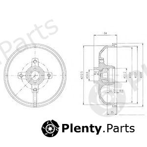  DELPHI part BF111 Brake Drum