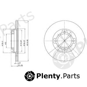  DELPHI part BG3083 Brake Disc