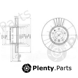  DELPHI part BG670 Brake Disc