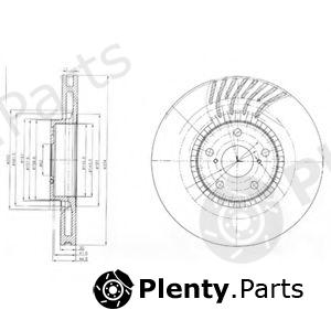 DELPHI part BG9012 Brake Disc