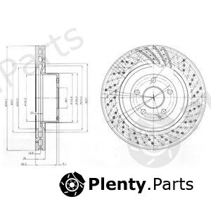  DELPHI part BG9754 Brake Disc