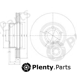  DELPHI part BG9786 Brake Disc