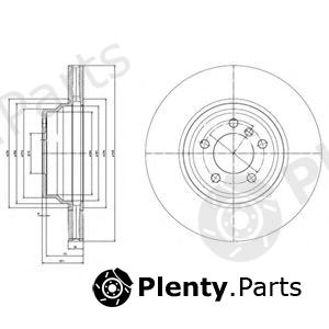  DELPHI part BG9788 Brake Disc