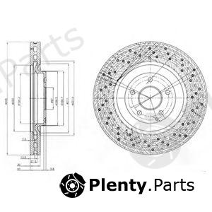  DELPHI part BG9876 Brake Disc