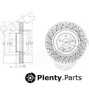  DELPHI part BG9878 Brake Disc