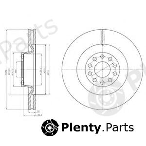  DELPHI part BG9018 Brake Disc