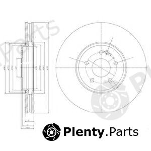  DELPHI part BG9020 Brake Disc