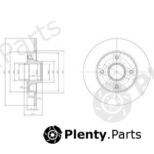  DELPHI part BG9022RS Brake Disc