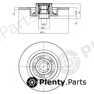  DELPHI part BG9026RS Brake Disc