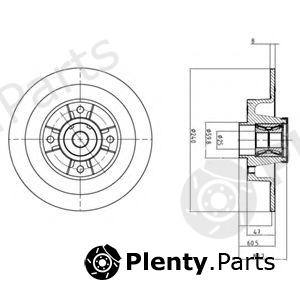  DELPHI part BG9028RS Brake Disc