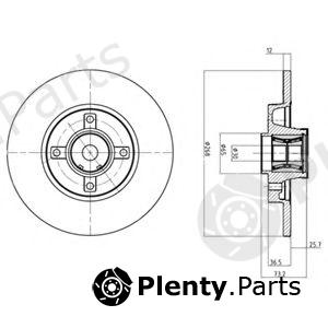  DELPHI part BG9053RS Brake Disc