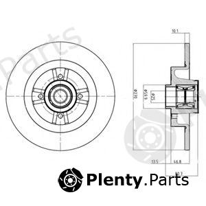  DELPHI part BG9032RS Brake Disc