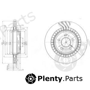  DELPHI part BG4144 Brake Disc