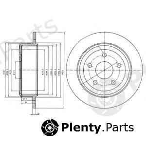  DELPHI part BG4157 Brake Disc
