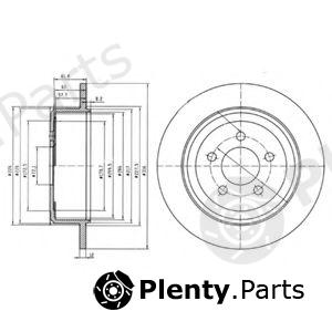  DELPHI part BG4159 Brake Disc