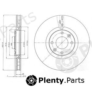  DELPHI part BG4166 Brake Disc