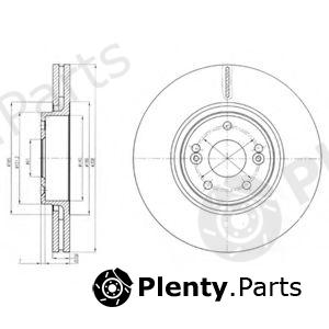  DELPHI part BG4167 Brake Disc