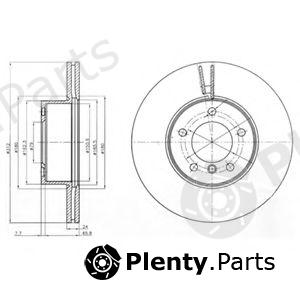  DELPHI part BG4172 Brake Disc