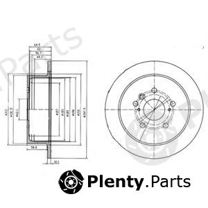  DELPHI part BG4180 Brake Disc