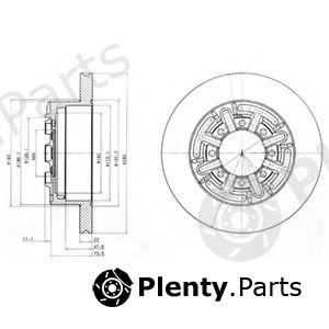  DELPHI part BG4171 Brake Disc