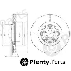  DELPHI part BG9071 Brake Disc