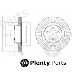  DELPHI part BG9081 Brake Disc