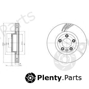  DELPHI part BG9100 Brake Disc