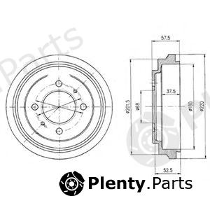  DELPHI part BF336 Brake Drum