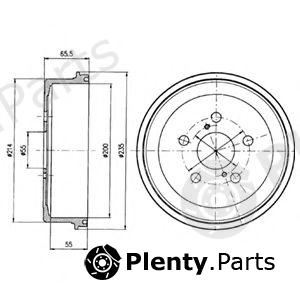  DELPHI part BF341 Brake Drum