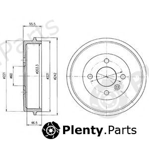  DELPHI part BF346 Brake Drum