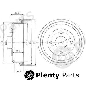  DELPHI part BF369 Brake Drum