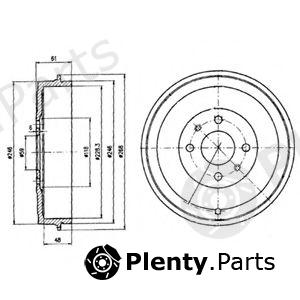  DELPHI part BF379 Brake Drum