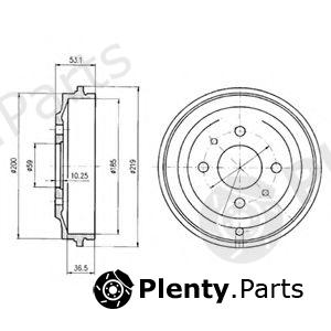  DELPHI part BF389 Brake Drum