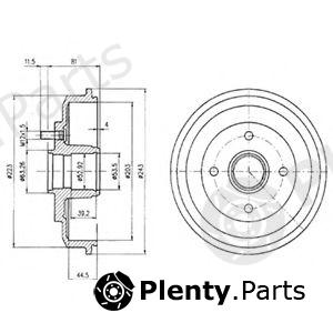  DELPHI part BF402 Brake Drum