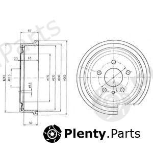  DELPHI part BF403 Brake Drum