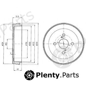  DELPHI part BF411 Brake Drum