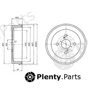  DELPHI part BF412 Brake Drum