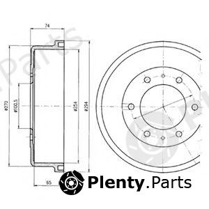  DELPHI part BF416 Brake Drum