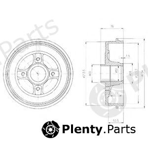  DELPHI part BF427 Brake Drum
