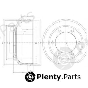  DELPHI part BF467 Brake Drum