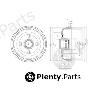  DELPHI part BF468 Brake Drum