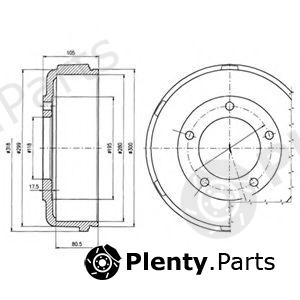  DELPHI part BF478 Brake Drum