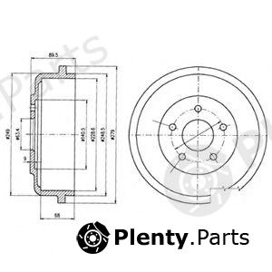  DELPHI part BF488 Brake Drum