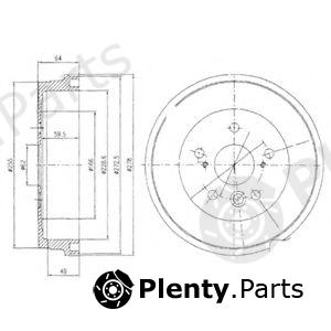  DELPHI part BF495 Brake Drum
