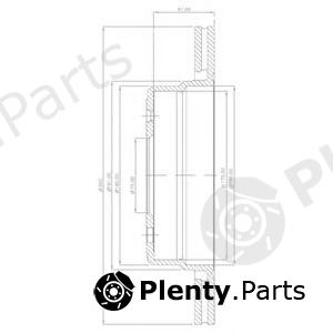 DELPHI part BG2436 Brake Disc