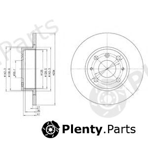  DELPHI part BG2535 Brake Disc