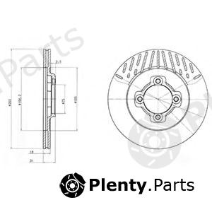  DELPHI part BG2554 Brake Disc
