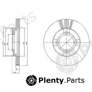  DELPHI part BG2564 Brake Disc