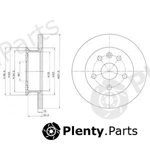  DELPHI part BG2602 Brake Disc