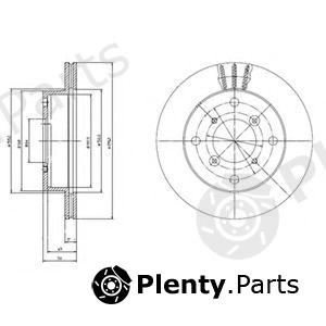  DELPHI part BG2645 Brake Disc